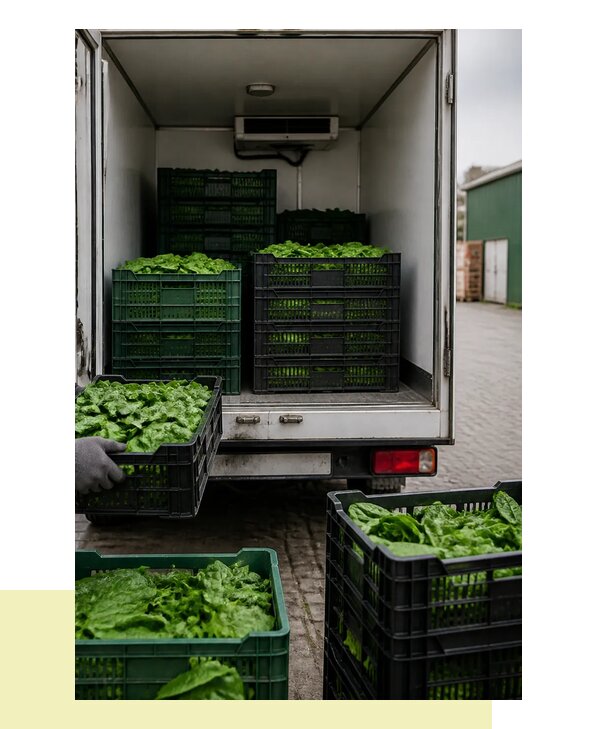 Перевозка шпината в Сегежу с сохранением свежести продукции